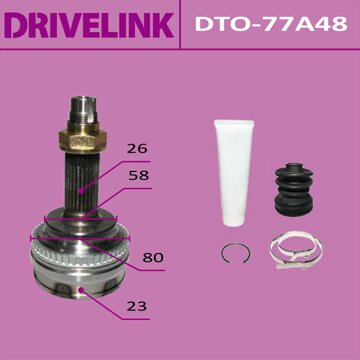 ШРУС DRIVELINK 23x58x26х48 (1/10
ШРУС DRIVELINK 23x58x26х48 (1/10