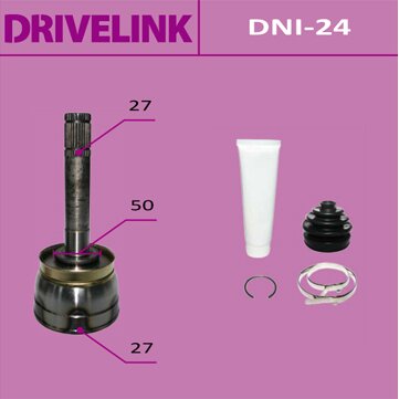 ШРУС DRIVELINK 27x50x27 (1/10
ШРУС DRIVELINK 27x50x27 (1/10
