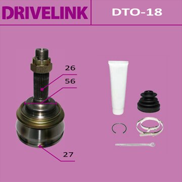 ШРУС DRIVELINK 27x56x26 (1/10
ШРУС DRIVELINK 27x56x26 (1/10