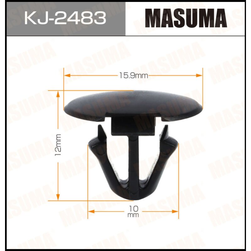Клипса крепежная MASUMA KJ-2483 (OEM 90467-06192)
Клипса крепежная MASUMA KJ-2483 (OEM 90467-06192)