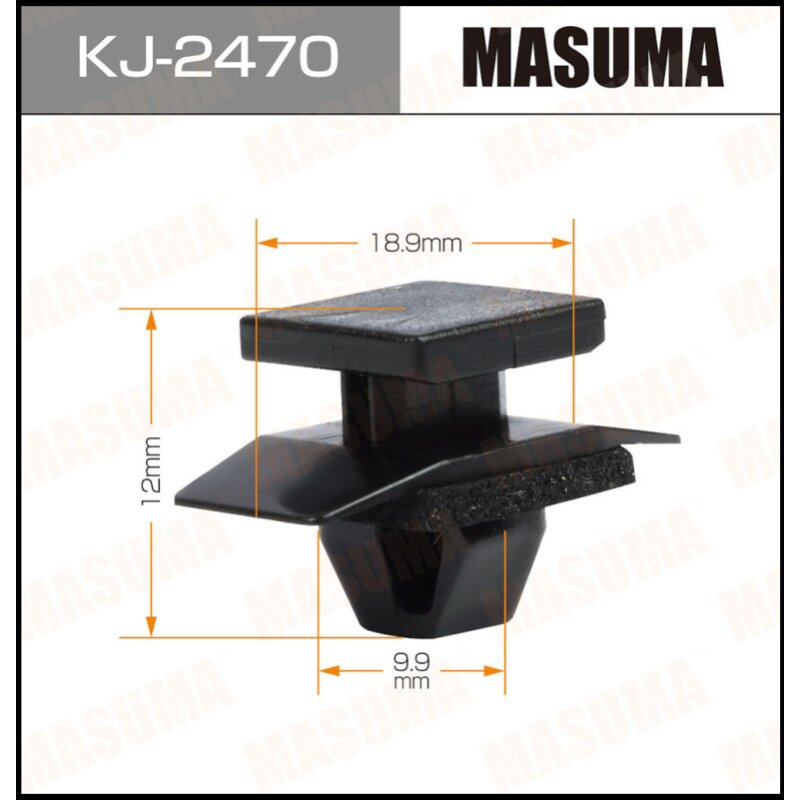 Клипса крепежная MASUMA KJ-2470 (OEM 91513-T0A-A01)
Клипса крепежная MASUMA KJ-2470 (OEM 91513-T0A-A01)