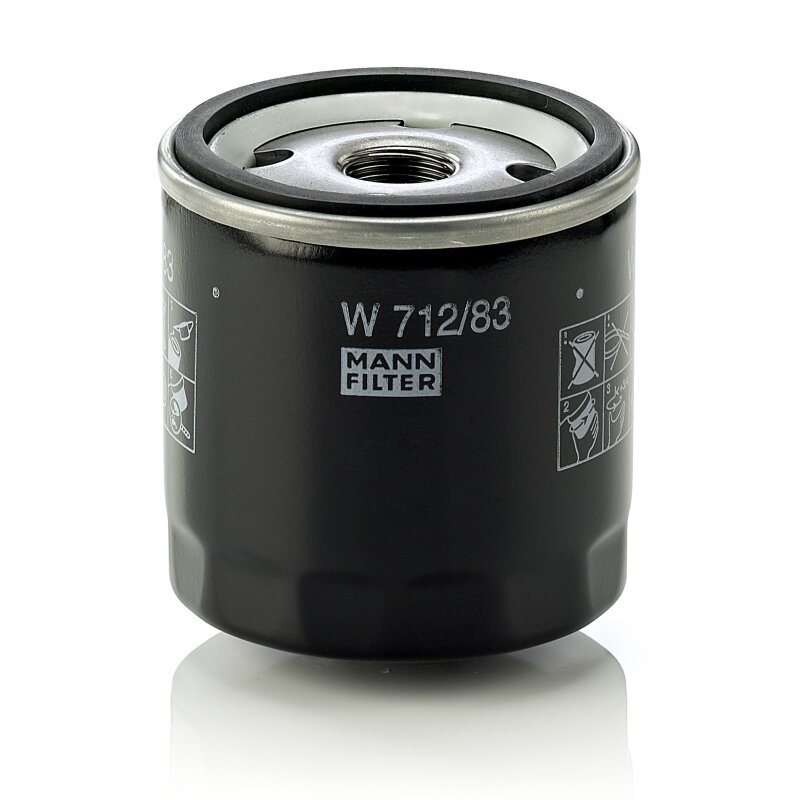 Фильтр масляный MANN-FILTER, арт. W712/83
Фильтр масляный MANN-FILTER, арт. W712/83