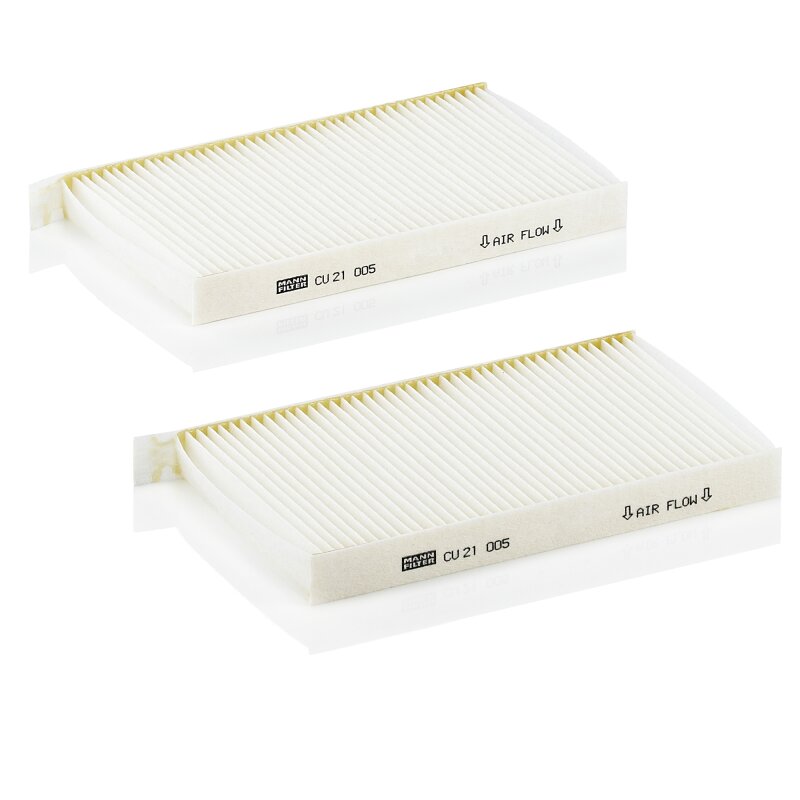 Фильтр салонный MANN-FILTER, арт. CU21005-2
Фильтр салонный MANN-FILTER, арт. CU21005-2