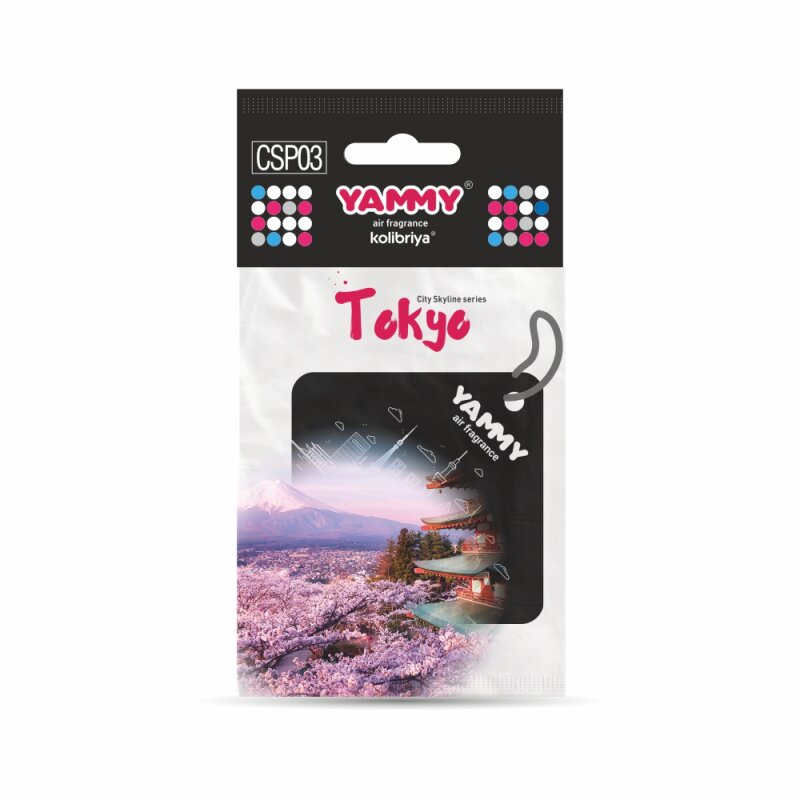 Ароматизатор подвес. сити "Yammy" картон с пропиткой Квадрат "Tokyo" (1/200
Ароматизатор подвес. сити "Yammy" картон с пропиткой Квадрат "Tokyo" (1/200