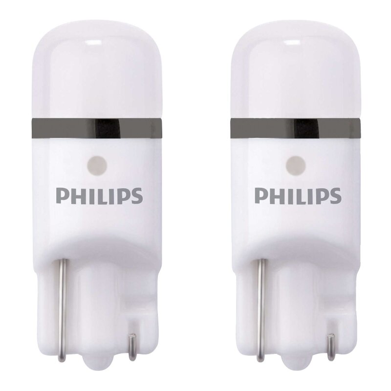 Лампа светодиодная Philips X-treme Ultinon LED керамический цоколь T10, 12V, 5W, 6000K, 50lm, W5W, матовый колпачек, 2шт
Лампа светодиодная Philips X-treme Ultinon LED керамический цоколь T10, 12V, 5W, 6000K, 50lm, W5W, матовый колпачек, 2шт