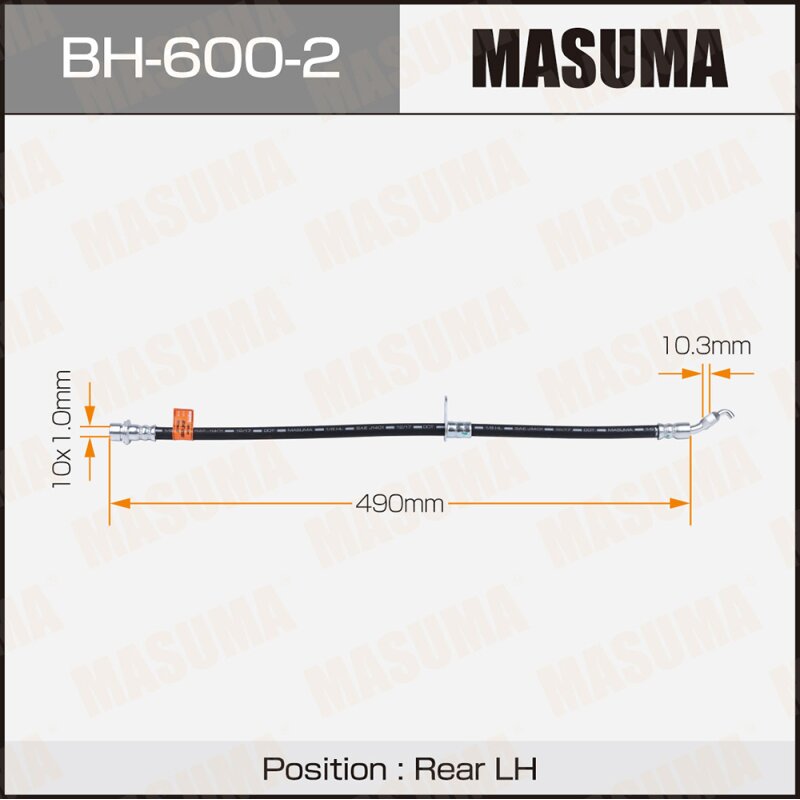 Шланг тормозной MASUMA T- /rear/ HIGHLANDER / GSU45L, GVU48L LH
Шланг тормозной MASUMA T- /rear/ HIGHLANDER / GSU45L, GVU48L LH