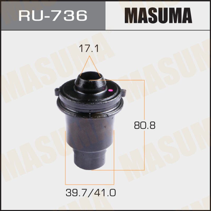 Сайлентблок MASUMA SENTRA, TIIDA / B17R, C11 front
Сайлентблок MASUMA SENTRA, TIIDA / B17R, C11 front