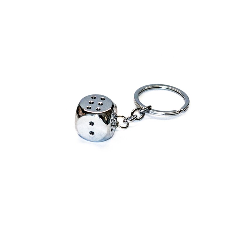 Брелок на ключи (игральная кость), металл
Брелок на ключи (игральная кость), металл