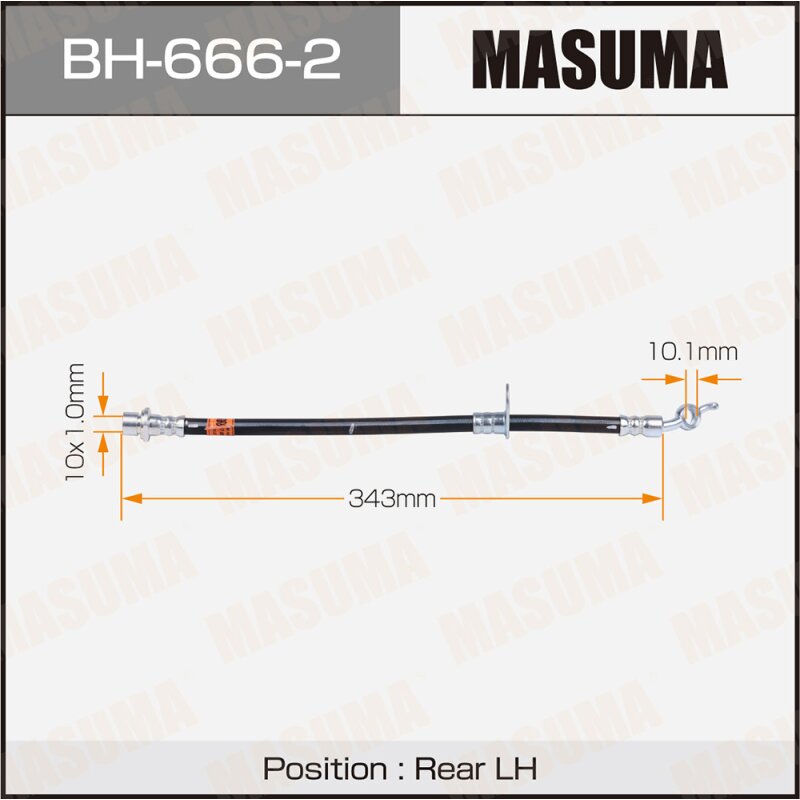 Шланг тормозной MASUMA T- /rear/ AURIS, AVENSIS / ADE157L, ZRT271L LH
Шланг тормозной MASUMA T- /rear/ AURIS, AVENSIS / ADE157L, ZRT271L LH