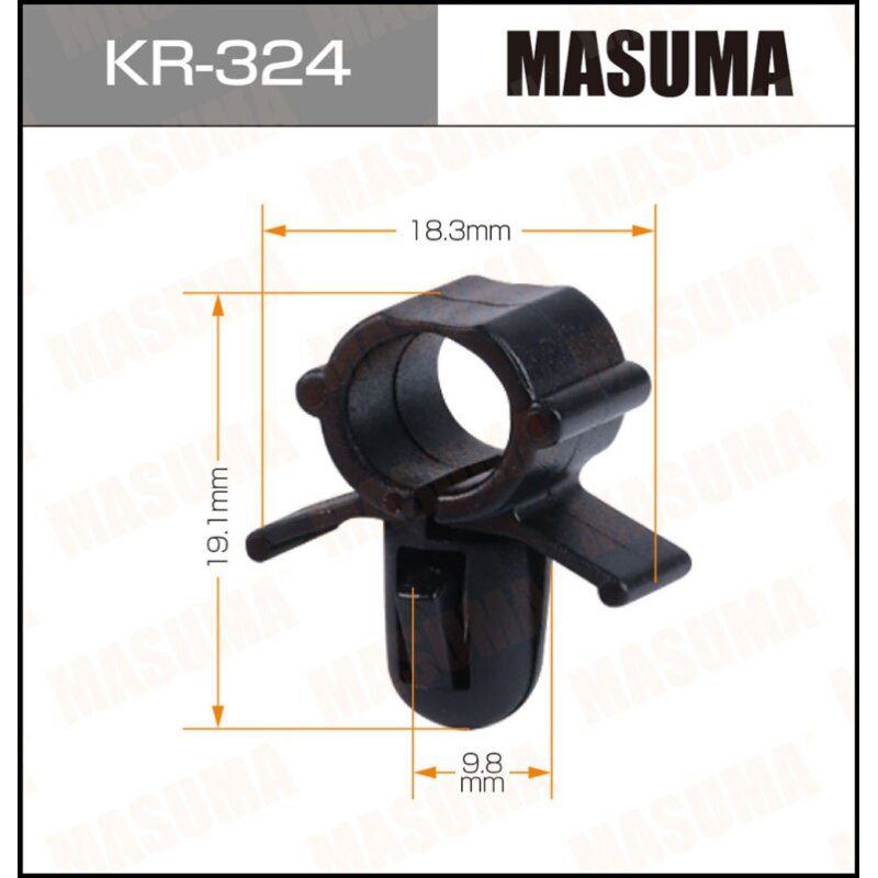 Клипса крепежная MASUMA KR-324 (OEM 81199-33000)
Клипса крепежная MASUMA KR-324 (OEM 81199-33000)