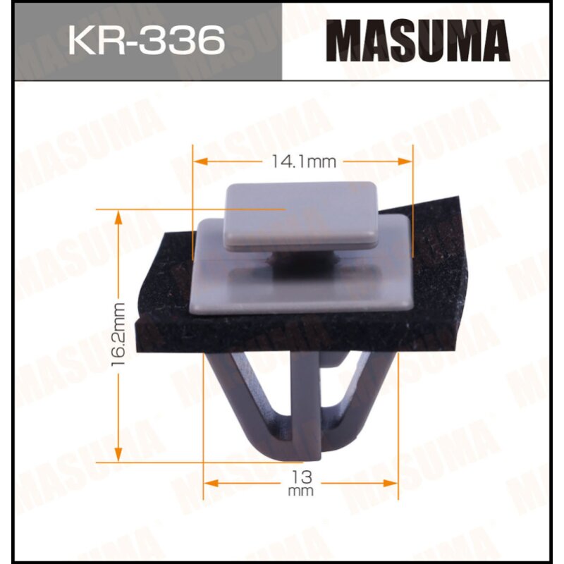 Клипса крепежная MASUMA KR-336 (OEM 87382-2W000)
Клипса крепежная MASUMA KR-336 (OEM 87382-2W000)