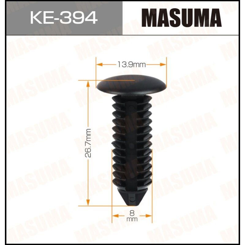 Клипса крепежная MASUMA KE-394 (OEM 52201964201)
Клипса крепежная MASUMA KE-394 (OEM 52201964201)