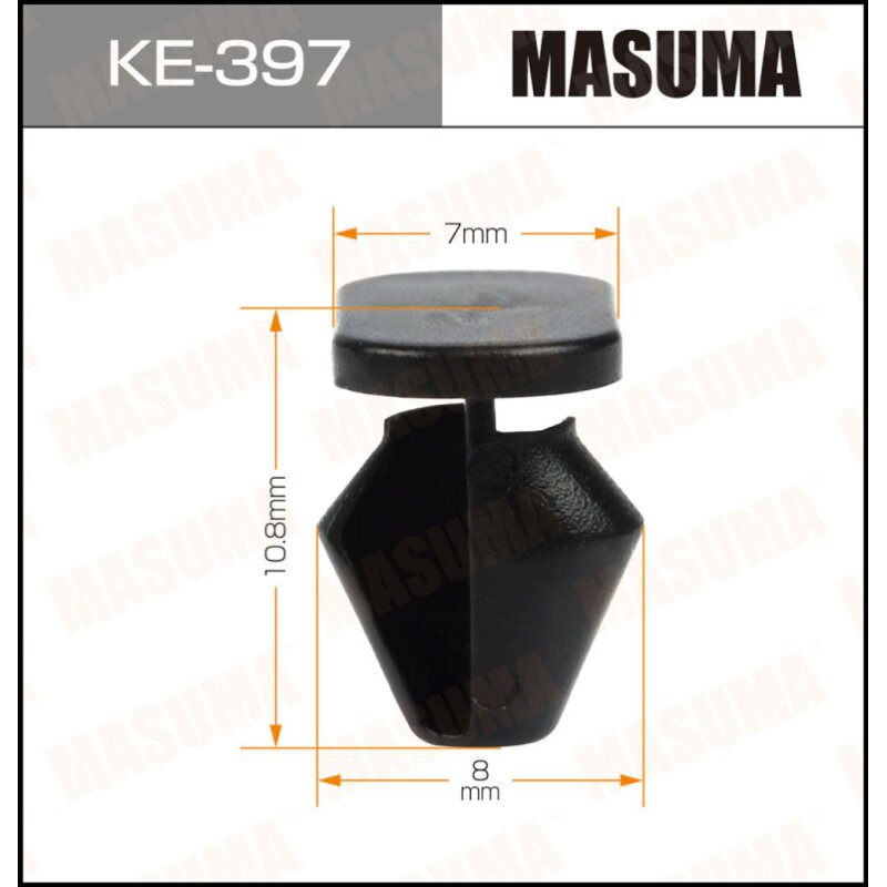 Клипса крепежная MASUMA KE-397 (OEM 9025J8)
Клипса крепежная MASUMA KE-397 (OEM 9025J8)
