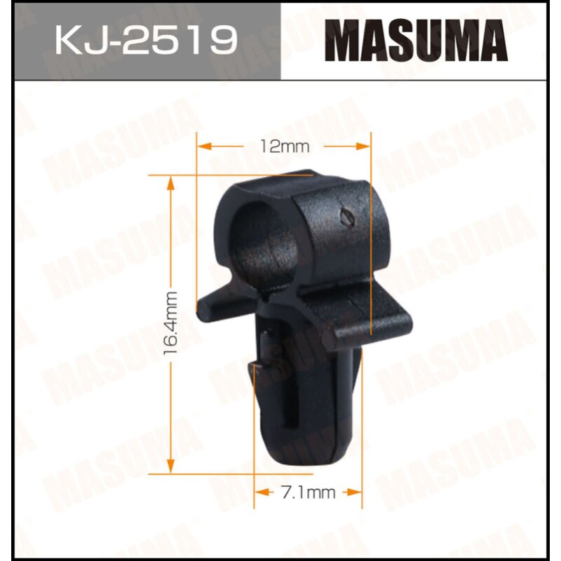 Клипса крепежная MASUMA KJ-2519 (OEM D001-56-731, UH71-56-731) (стоимость за упаковку 50 шт
Клипса крепежная MASUMA KJ-2519 (OEM D001-56-731, UH71-56-731) (стоимость за упаковку 50 шт