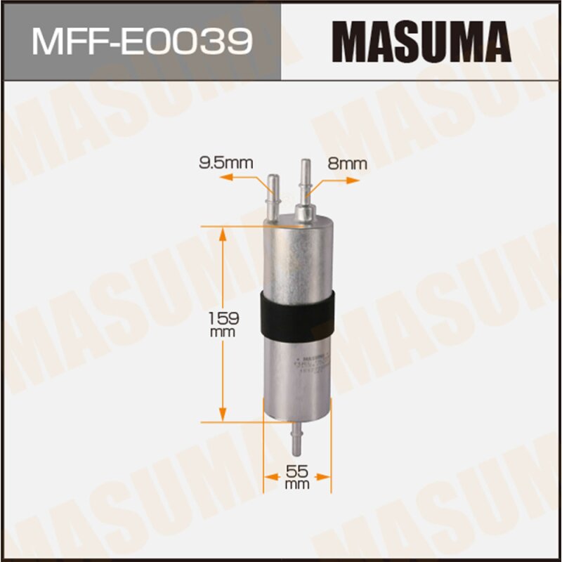 Фильтр топливный Masuma, арт. MFF-E0039
Фильтр топливный Masuma, арт. MFF-E0039
