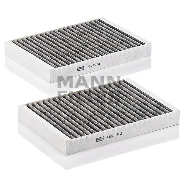 Фильтр салонный MANN-FILTER угольный, арт. CUK2722-2
Фильтр салонный MANN-FILTER угольный, арт. CUK2722-2