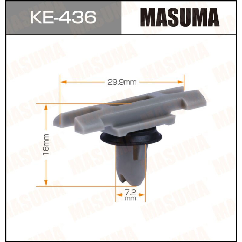 Клипса крепежная MASUMA KE-436 (OEM 51137117240)
Клипса крепежная MASUMA KE-436 (OEM 51137117240)