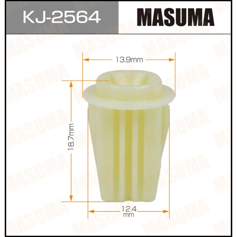 Клипса крепежная MASUMA KJ-2564 (OEM 85099-1EA0A)
Клипса крепежная MASUMA KJ-2564 (OEM 85099-1EA0A)