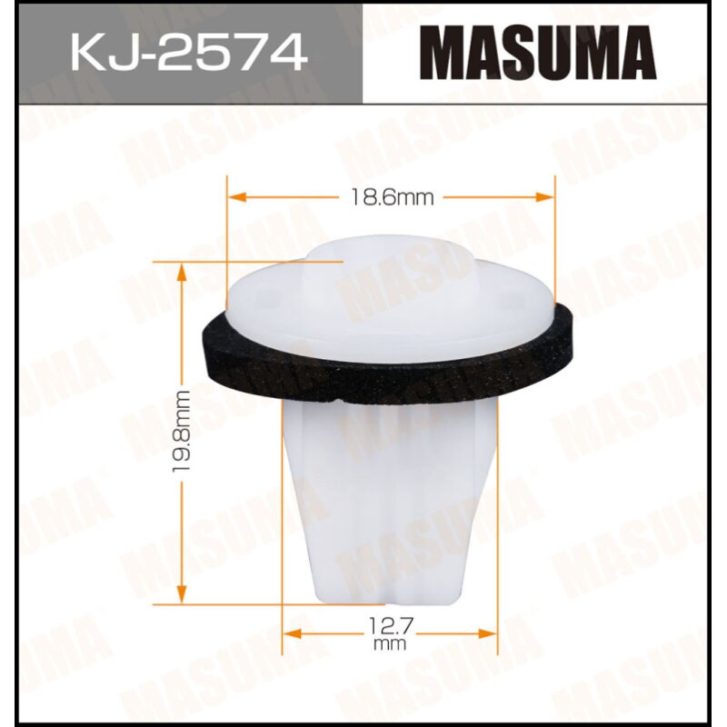 Клипса крепежная MASUMA KJ-2574 (OEM 85099-1VA0A)
Клипса крепежная MASUMA KJ-2574 (OEM 85099-1VA0A)