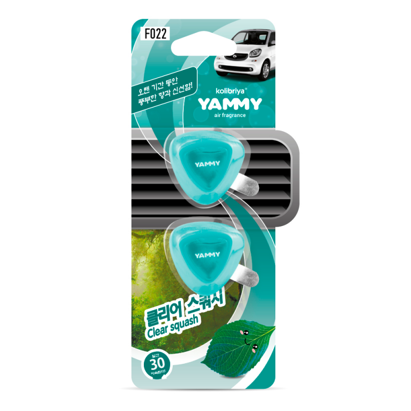 Ароматизатор на дефлектор Yammy "Clear Squash" жидкий
Ароматизатор на дефлектор Yammy "Clear Squash" жидкий