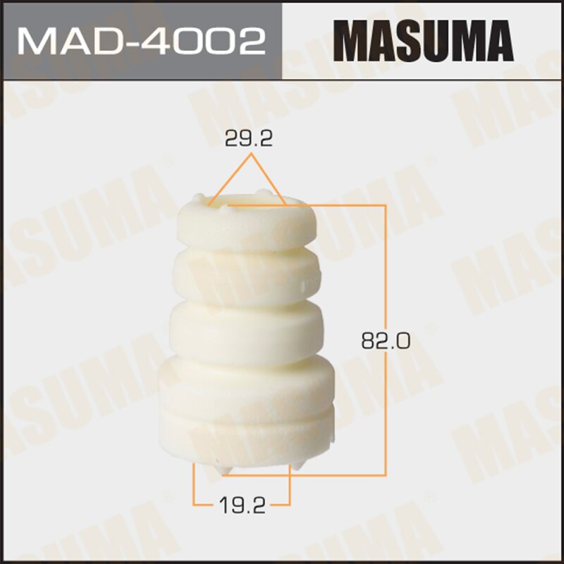 Отбойник амортизаторов MASUMA, 19.2x29.2x82, MAZDA 3 / BN#, BM#
Отбойник амортизаторов MASUMA, 19.2x29.2x82, MAZDA 3 / BN#, BM#