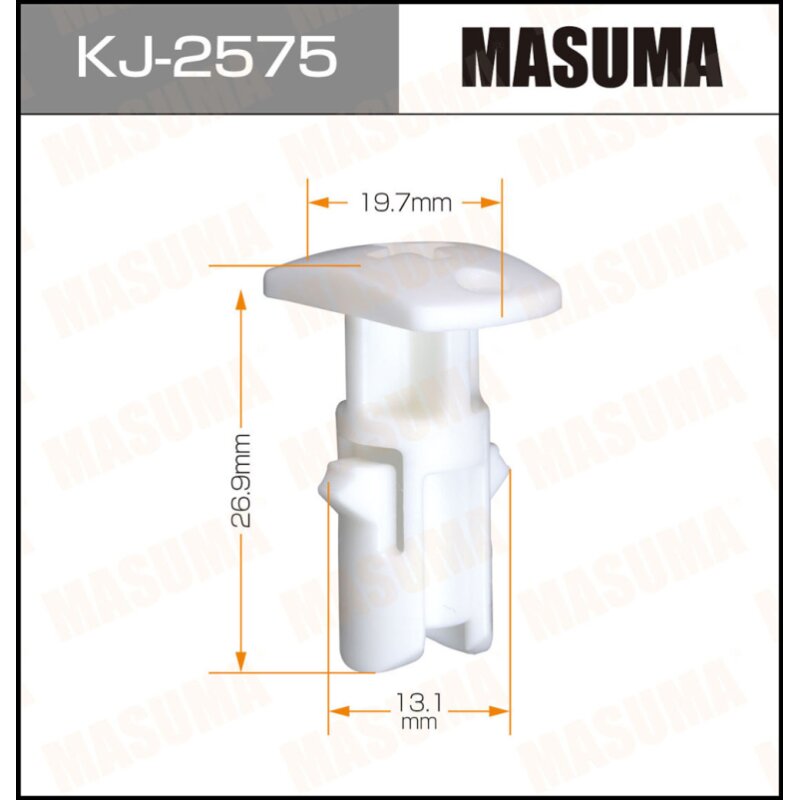 Клипса крепежная MASUMA KJ-2575 (OEM 84995-3VA0A) (стоимость за упаковку 50 шт
Клипса крепежная MASUMA KJ-2575 (OEM 84995-3VA0A) (стоимость за упаковку 50 шт