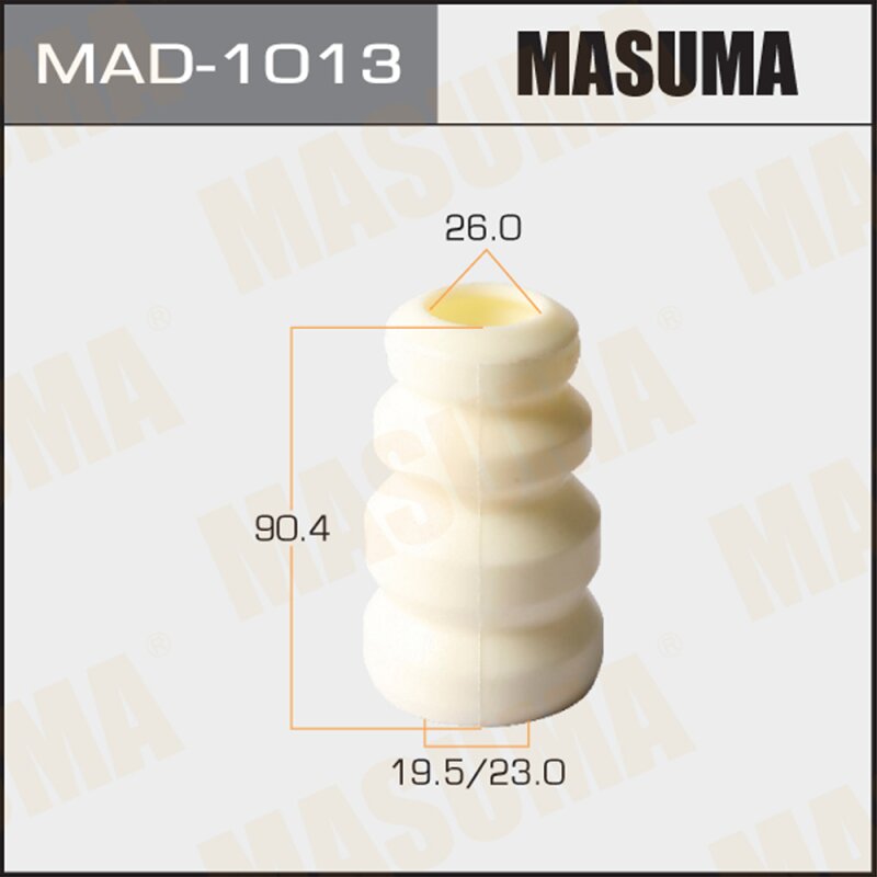 Отбойник амортизаторов MASUMA, 19.5/23x26x90.4, PRIUS / NHW20L
Отбойник амортизаторов MASUMA, 19.5/23x26x90.4, PRIUS / NHW20L