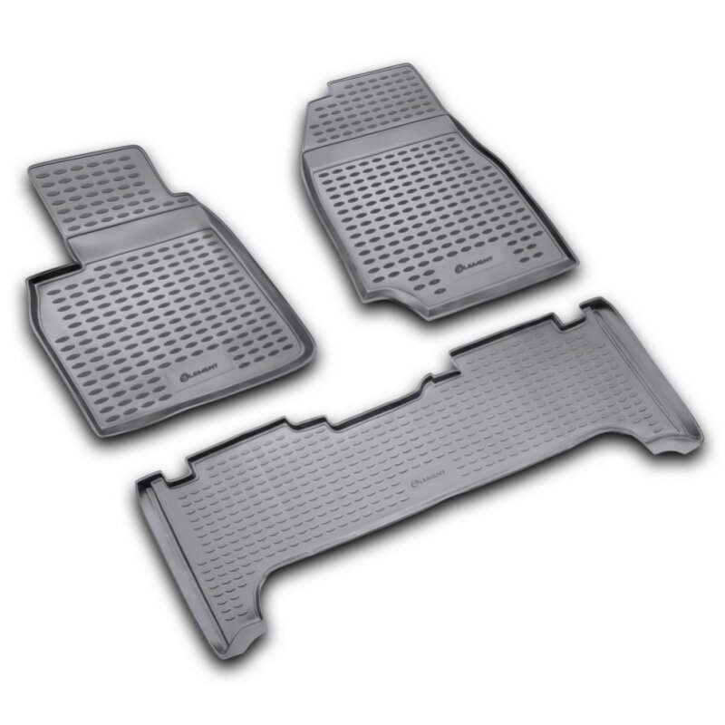 Коврики модельные Autofamily для Toyota Land Cruiser 100 1998-2007 (левый руль), для переднего и заднего ряда, полиуретан, черный цвет, 3шт
Коврики модельные Autofamily для Toyota Land Cruiser 100 1998-2007 (левый руль), для переднего и заднего ряда, полиуретан, черный цвет, 3шт