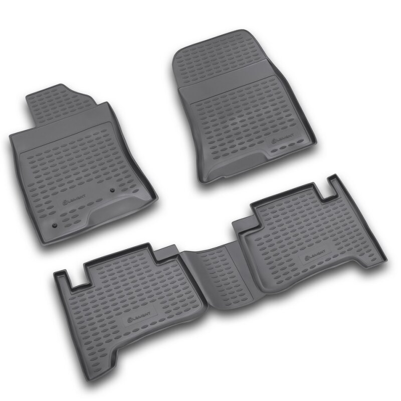 Коврики модельные Autofamily для Toyota Land Cruiser Prado 120 01/2003-12/2009 (левый руль), для переднего и заднего ряда, полиуретан, черный цвет, 4шт
Коврики модельные Autofamily для Toyota Land Cruiser Prado 120 01/2003-12/2009 (левый руль), для переднего и заднего ряда, полиуретан, черный цвет, 4шт