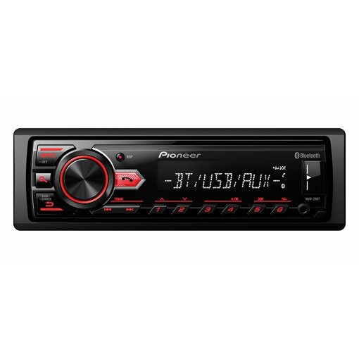 Автомагнитола Pioneer MVH-29BT, 1 DIN, USB/AUX/Bluetooth, 4х50Вт, с подключением к мультирулю, красная подсветка
Автомагнитола Pioneer MVH-29BT, 1 DIN, USB/AUX/Bluetooth, 4х50Вт, с подключением к мультирулю, красная подсветка