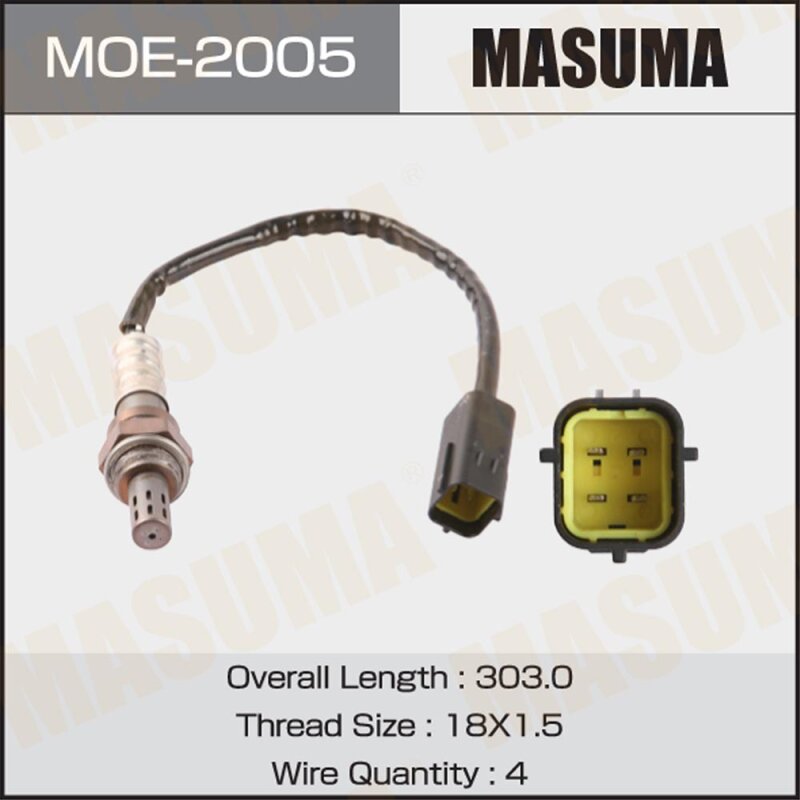Датчик кислородный MASUMA, QX80, TEANA, X-TRAIL / MR20DE, QR25DE, VK56VD
Датчик кислородный MASUMA, QX80, TEANA, X-TRAIL / MR20DE, QR25DE, VK56VD