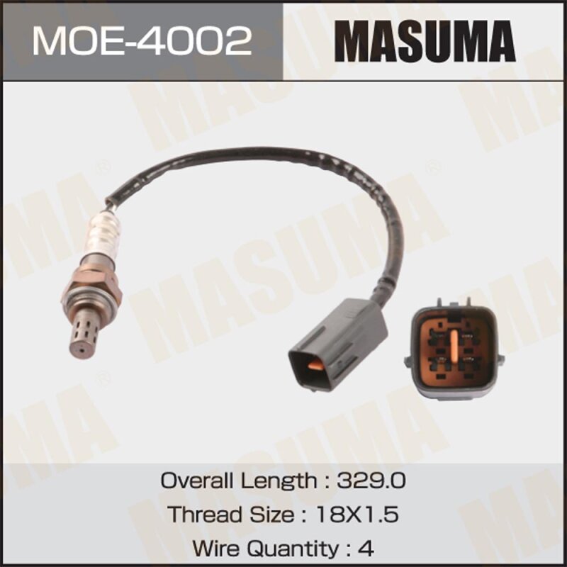 Датчик кислородный MASUMA, MAZDA 3, MAZDA 5 / L8-DE, LF-VE
Датчик кислородный MASUMA, MAZDA 3, MAZDA 5 / L8-DE, LF-VE