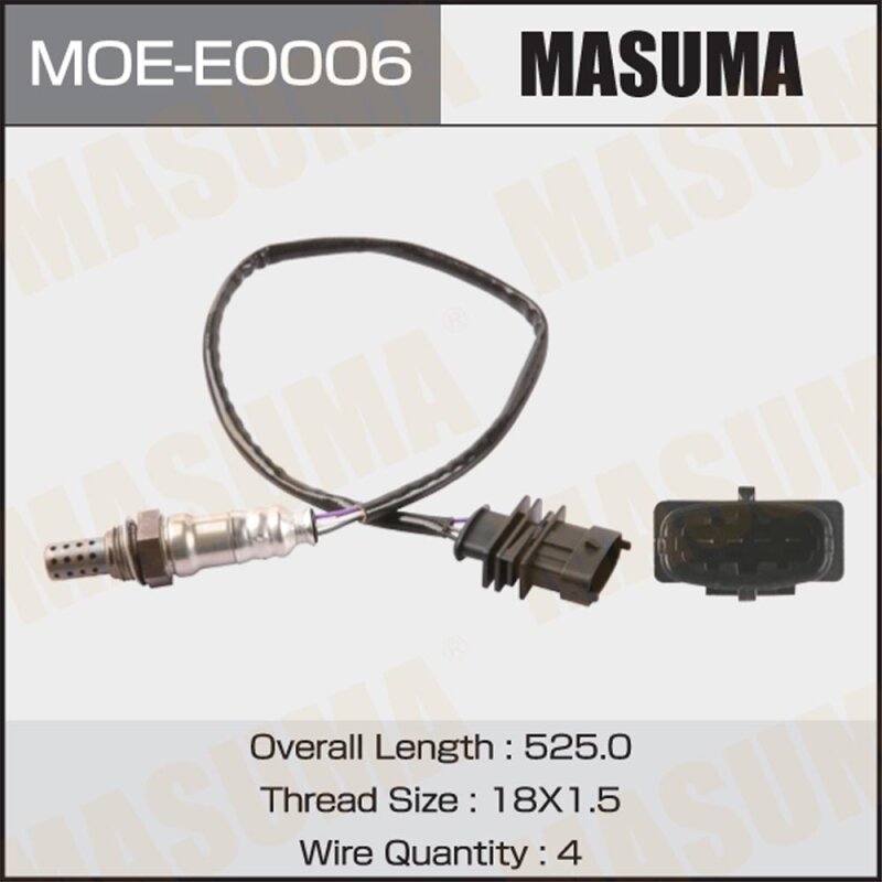 Датчик кислородный MASUMA, OPEL ASTRA-J, CORSA-D, MOKKA / A14NET, D14NET, Z16YNG
Датчик кислородный MASUMA, OPEL ASTRA-J, CORSA-D, MOKKA / A14NET, D14NET, Z16YNG