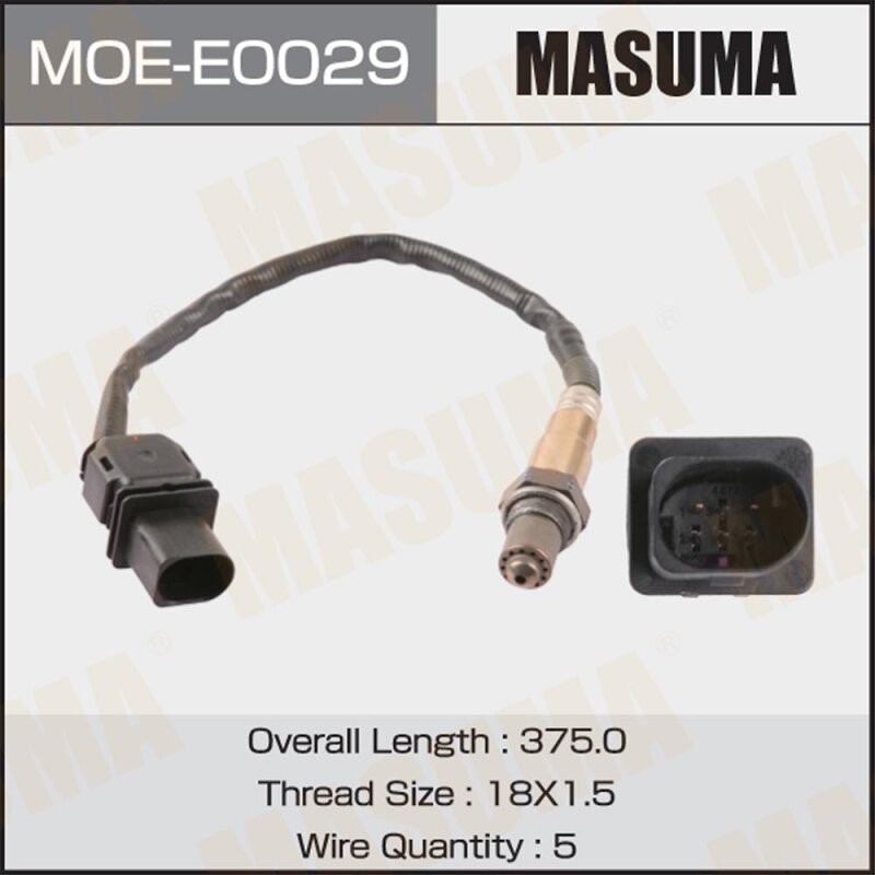Датчик кислородный MASUMA, BMW X5 (F15), X6 (F16), MERCEDES-BENZ M-CLASSE (W166) / N57D30A, OM642.82
Датчик кислородный MASUMA, BMW X5 (F15), X6 (F16), MERCEDES-BENZ M-CLASSE (W166) / N57D30A, OM642.82