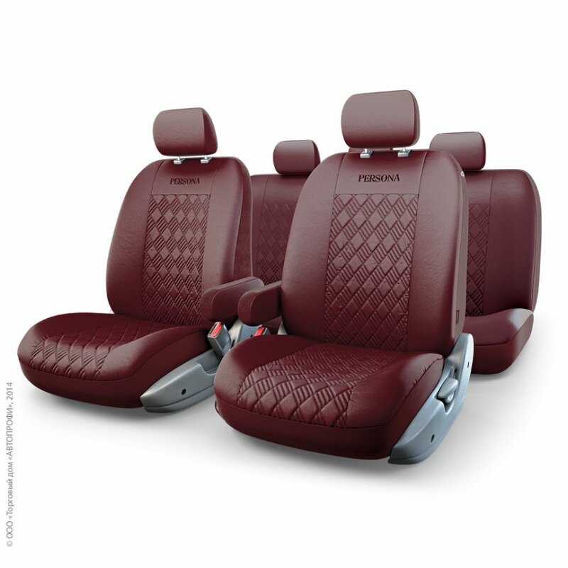 Чехлы AUTOPROFI Persona Full для передних и задних сидений, экокожа, вишневый цвет, 13 предметов
Чехлы AUTOPROFI Persona Full для передних и задних сидений, экокожа, вишневый цвет, 13 предметов