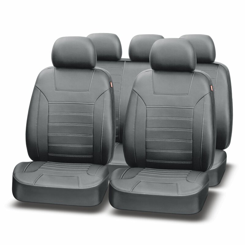 Чехлы AUTOPREMIER Platinum VIP для передних и задних сидений, экокожа, серый цвет, 11 предметов
Чехлы AUTOPREMIER Platinum VIP для передних и задних сидений, экокожа, серый цвет, 11 предметов