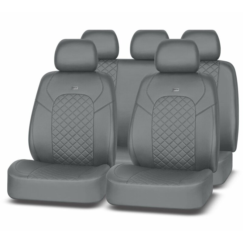 Чехлы AUTOPREMIER Luxury VIP для передних и задних сидений, экокожа, серый цвет, 11 предметов
Чехлы AUTOPREMIER Luxury VIP для передних и задних сидений, экокожа, серый цвет, 11 предметов