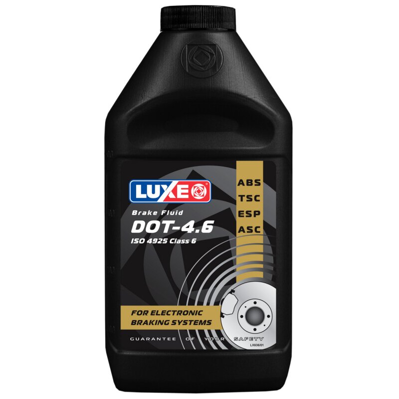 Жидкость тормозная LUXE Brake Fluid, DOT 4 Class 6, ABS, 455г
Жидкость тормозная LUXE Brake Fluid, DOT 4 Class 6, ABS, 455г