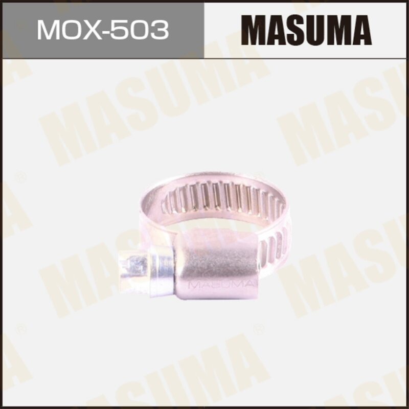 Хомут червячный MASUMA, 12-22mm / H-9mm (нержавеющая сталь) (уп10)
Хомут червячный MASUMA, 12-22mm / H-9mm (нержавеющая сталь) (уп10)