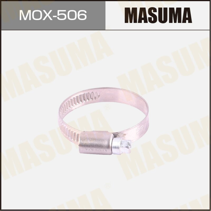 Хомут червячный MASUMA, 30-45mm / H-9mm (нержавеющая сталь) (уп10)
Хомут червячный MASUMA, 30-45mm / H-9mm (нержавеющая сталь) (уп10)