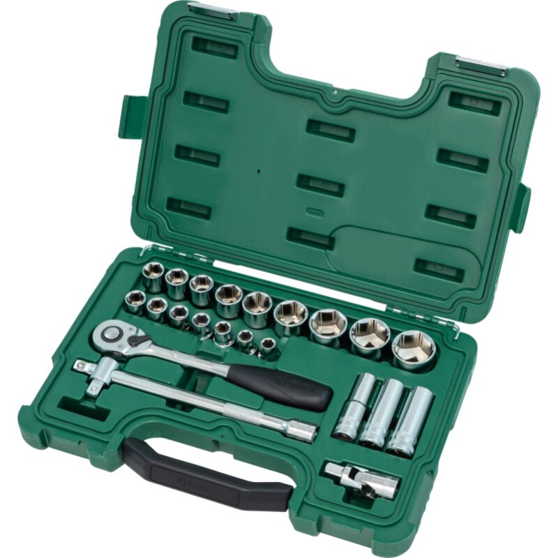 Набор торцевых головок SATA, под размер 1/2", комплект 23 предмета, арт. 09005 (New
Набор торцевых головок SATA, под размер 1/2", комплект 23 предмета, арт. 09005 (New