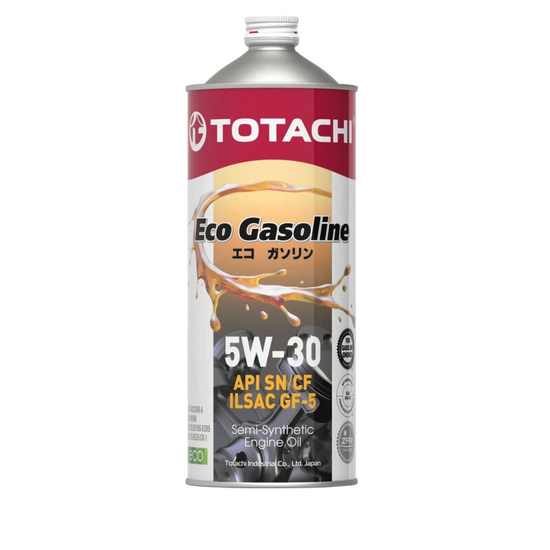 Масло моторное Totachi Eco Gasoline 5w30 полусинтетическое, SN/CF/GF-5, универсальное, 1л, арт. 10801
Масло моторное Totachi Eco Gasoline 5w30 полусинтетическое, SN/CF/GF-5, универсальное, 1л, арт. 10801