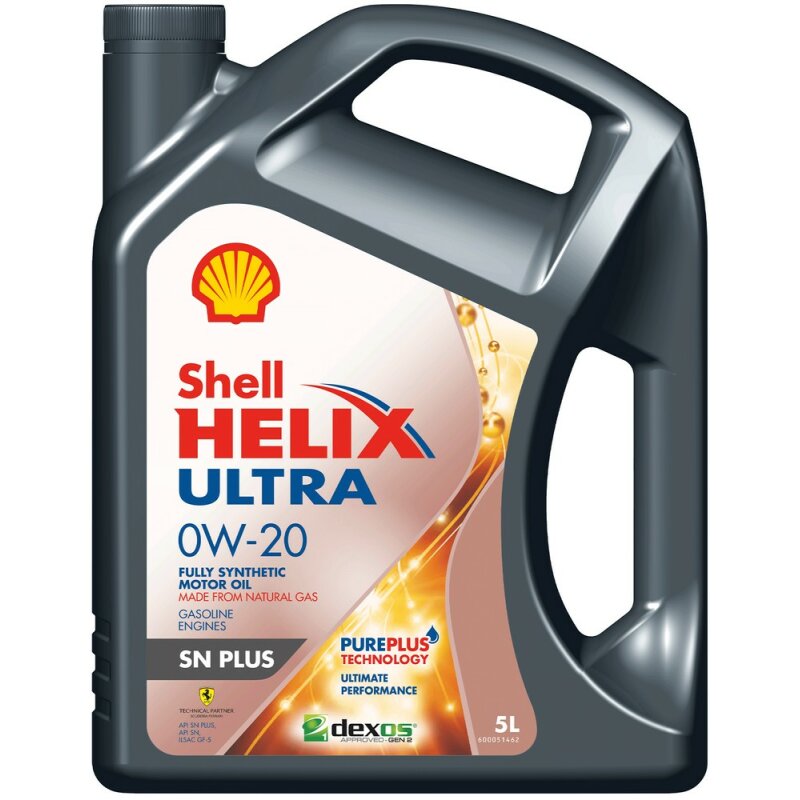 Масло моторное Shell Helix Ultra 0W20 синтетическое, API SN PLUS, ILSAC GF-5, ACEA A1/B1, для бензинового двигателя, 5л
Масло моторное Shell Helix Ultra 0W20 синтетическое, API SN PLUS, ILSAC GF-5, ACEA A1/B1, для бензинового двигателя, 5л