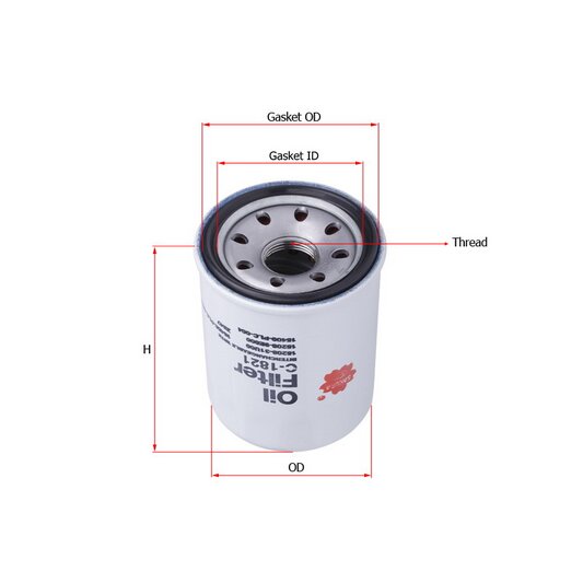 Фильтр масляный "Sakura" C-225 (1/50)
Фильтр масляный "Sakura" C-225 (1/50)
