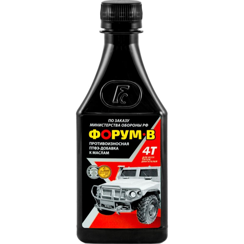 Присадка в моторное масло FORUM В, комплексная, для внедорожников, бутылка 250мл
Присадка в моторное масло FORUM В, комплексная, для внедорожников, бутылка 250мл