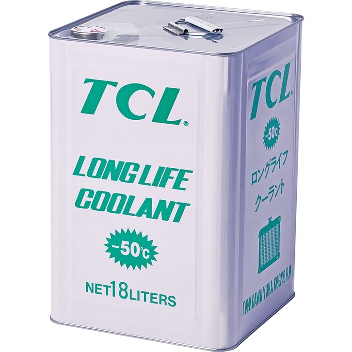 Антифриз TCL Long Life Coolant, зеленый, -50°C, 18л, арт. LLC00758
Антифриз TCL Long Life Coolant, зеленый, -50°C, 18л, арт. LLC00758