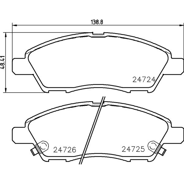 Колодки тормозные Nisshinbo дисковые, арт. PF2555 / NP2039
Колодки тормозные Nisshinbo дисковые, арт. PF2555 / NP2039