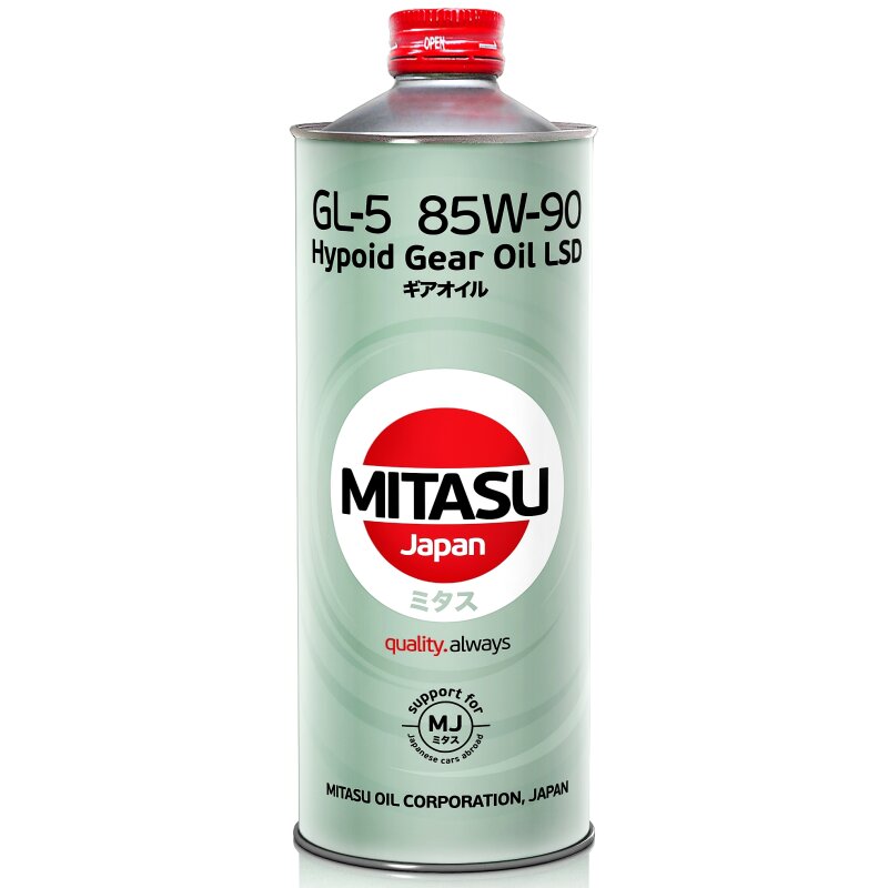 Масло трансмиссионное Mitasu Gear Oil LSD 85w90 минеральное, GL-5, 1л, арт. MJ-412/1
Масло трансмиссионное Mitasu Gear Oil LSD 85w90 минеральное, GL-5, 1л, арт. MJ-412/1