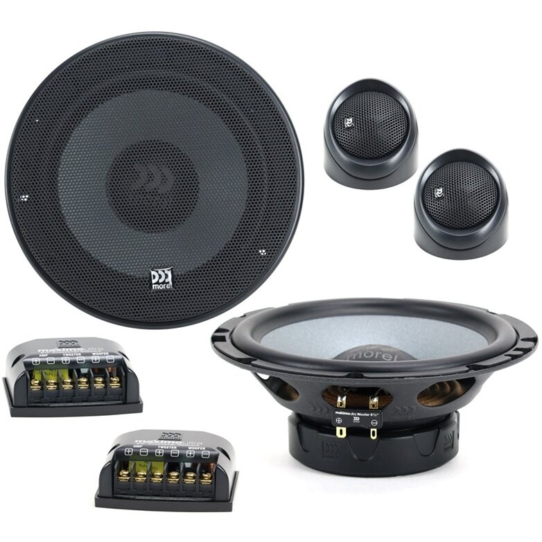 Компонентная акустическая система Morel MAXIMO ULTRA 602, 2-полосная, 6.5" (16.5см), 90/180Вт, 50-20000Гц, 4 динамика и 2 кроссовера
Компонентная акустическая система Morel MAXIMO ULTRA 602, 2-полосная, 6.5" (16.5см), 90/180Вт, 50-20000Гц, 4 динамика и 2 кроссовера