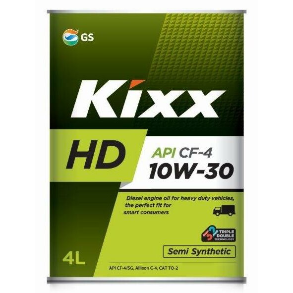 Масло моторное Kixx HD 10W30 полусинтетическое, SG/CF-4, для дизельного двигателя, 4л, арт. L200244TE1
Масло моторное Kixx HD 10W30 полусинтетическое, SG/CF-4, для дизельного двигателя, 4л, арт. L200244TE1